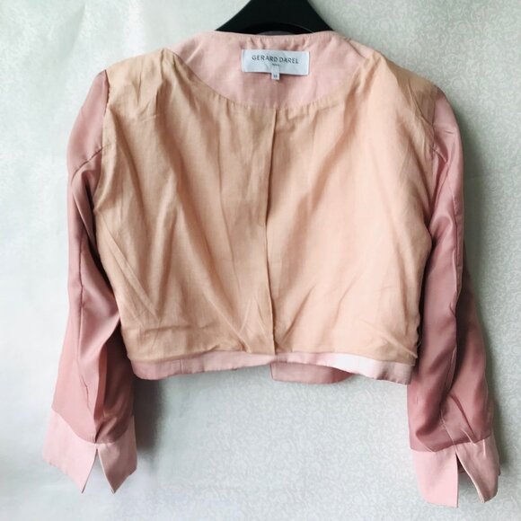 Gerard Darel Women's Pale Pink Jacket Size : 36 Pre- Owned - Picture 7 of 7